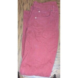 7 for All Man Kind Jeans Men's Size 32x34 Slimmy Red